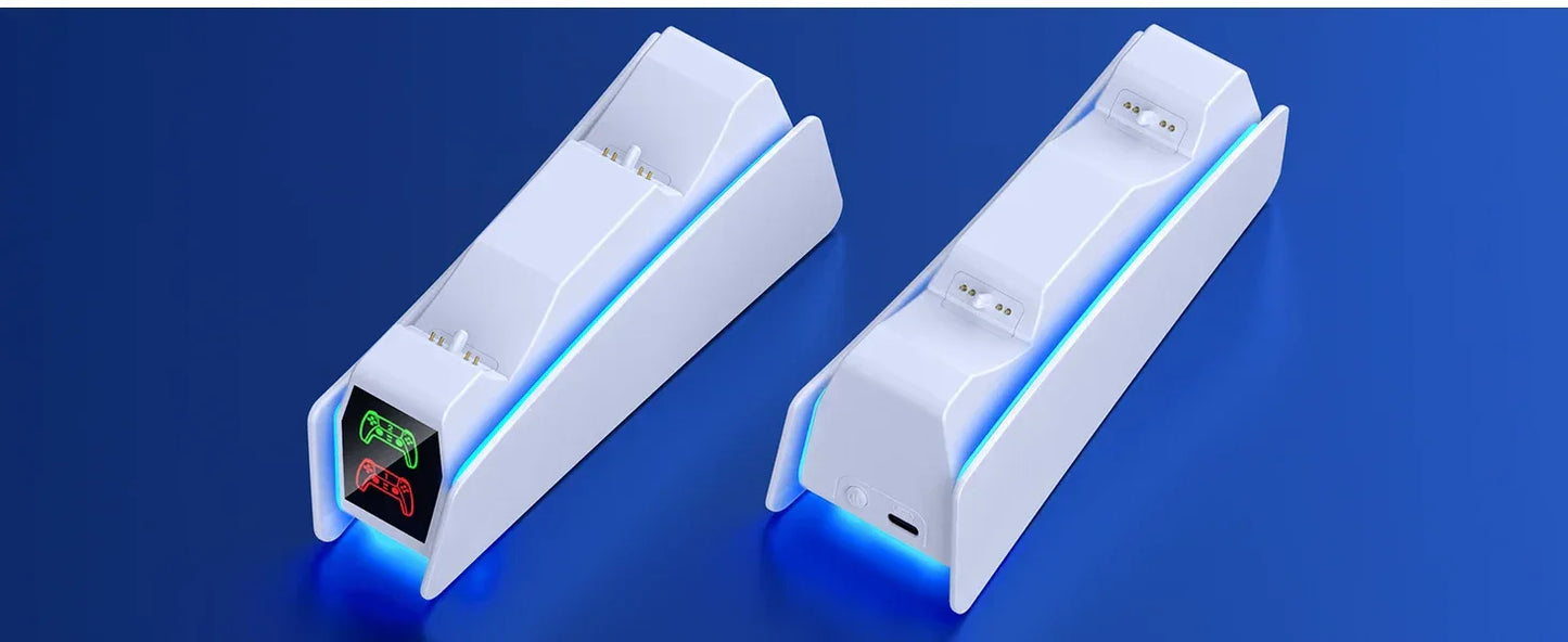 Controller Charging Station For PlayStation 5 Dual Fast Charger LED Indicator Charging Stand Docking Station ps5 accessories