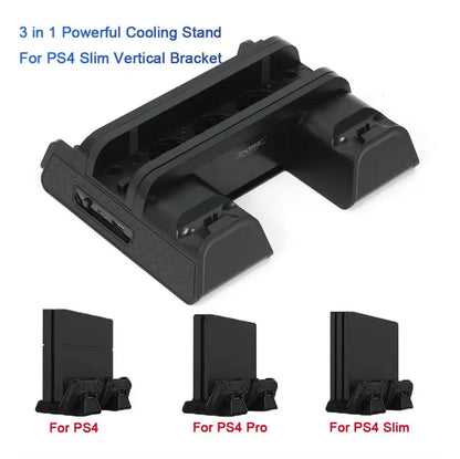 Stand Fan For Support Sony Play Station PS4 Pro Slim Console Playstation PS 4 Game Controller Cooler Accessories Cooling Control