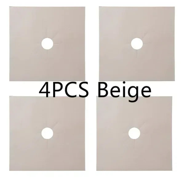 1/4PCS Gas Stove Protector Stovetop Burner Covers Kitchen Accessories Washable Mat Cooker Cover  cooking  stove cover
