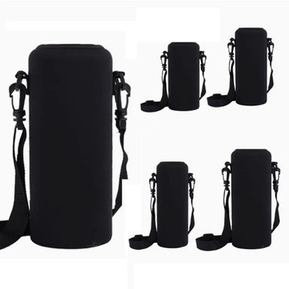 750ML/1000ML/1500ML Portable Water Bottle Insulated Neoprene Holder Pouch Bag Travel Thermos Cup Cover With Adjustable Strap