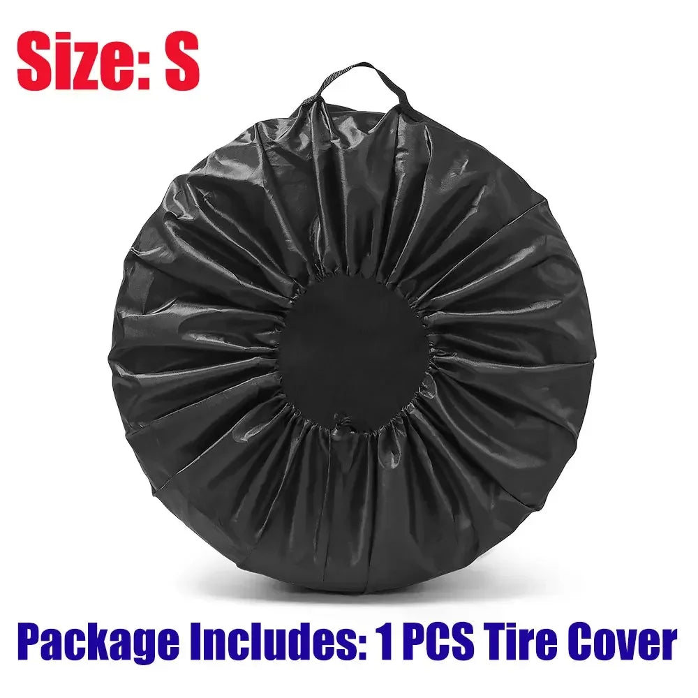 Car Spare Tire Cover Sunscreen Tire Bag Dustproof Protective Film Cloth Waterproof Spare Tire Wheel Bag Tyre Spare Storage Cover