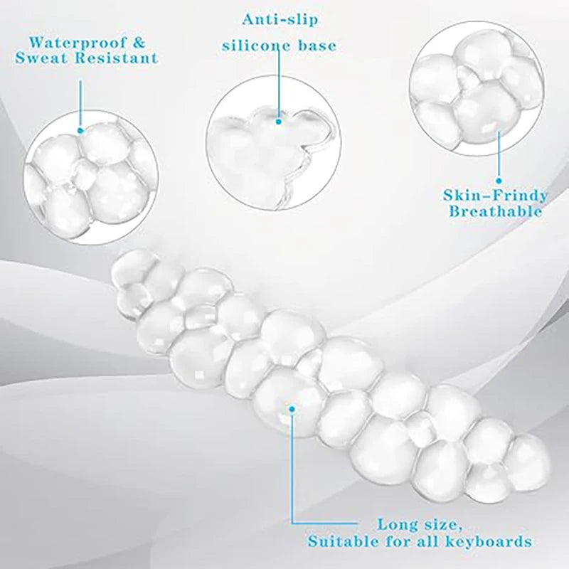 Mouse pad Wrist antislip silicone transparent Wrist brace Support Mat Memory Wrist Mouse Pad Computer Laptop keyboard Mat