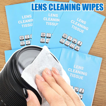 100-500pcs Universal Lens Cleaning Tissue Soft Wipes Booklet For Phones Tablet Laptop Screen Camera Lens Cleaning Paper