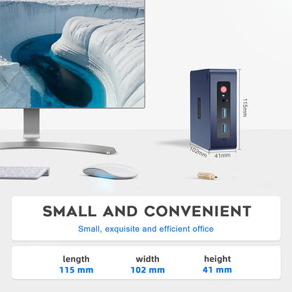 Beelink Mini S13 Intel Twin Lake N150 S12 Pro N100 16G 500G Windows 11 Mini S 11th N5095 DDR4 8GB 128GB Desktop Computer N95
