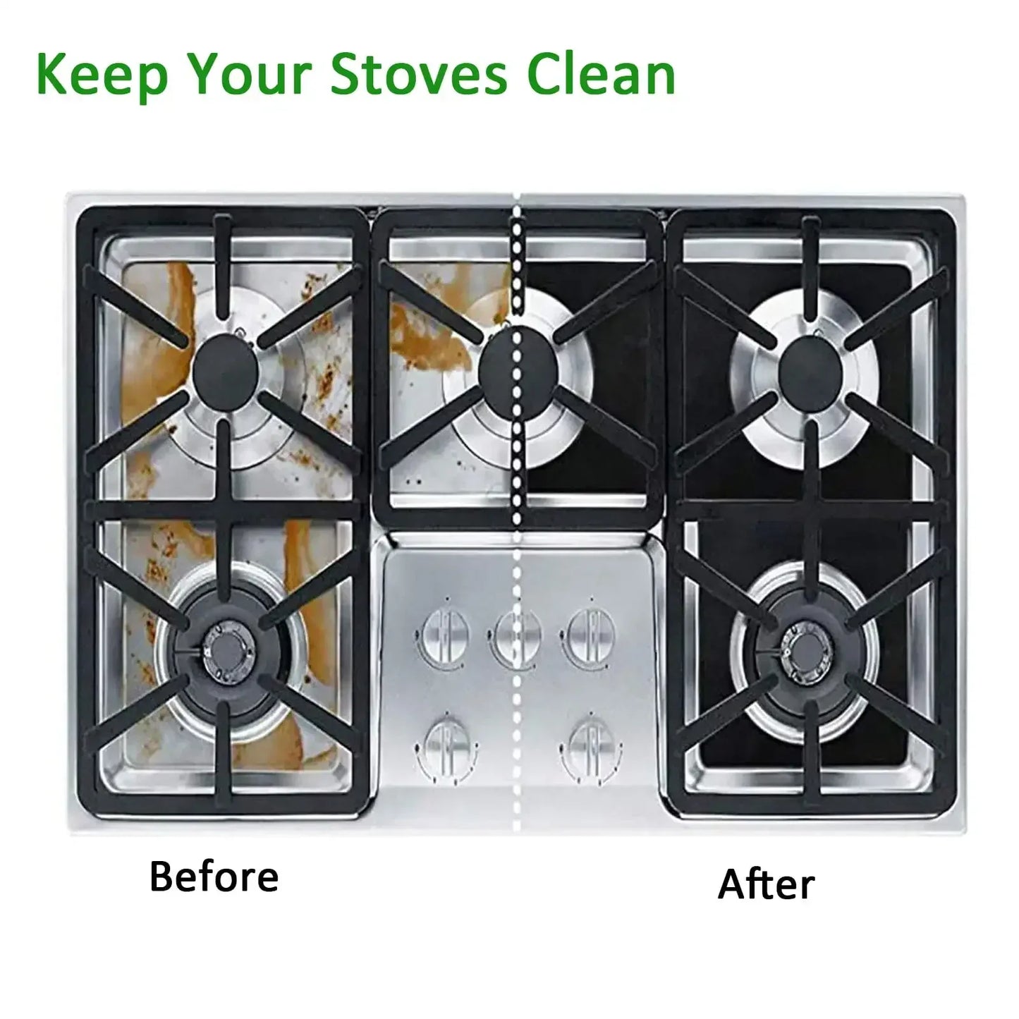 1/4PCS Gas Stove Protector Stovetop Burner Covers Kitchen Accessories Washable Mat Cooker Cover  cooking  stove cover