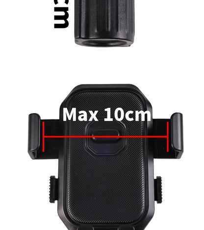Bicycle Phone Clip Rearview Mirror Motorcycle Holder Rotating Knob Locking Mechanism Stability Enhancement Riding NavigationTool