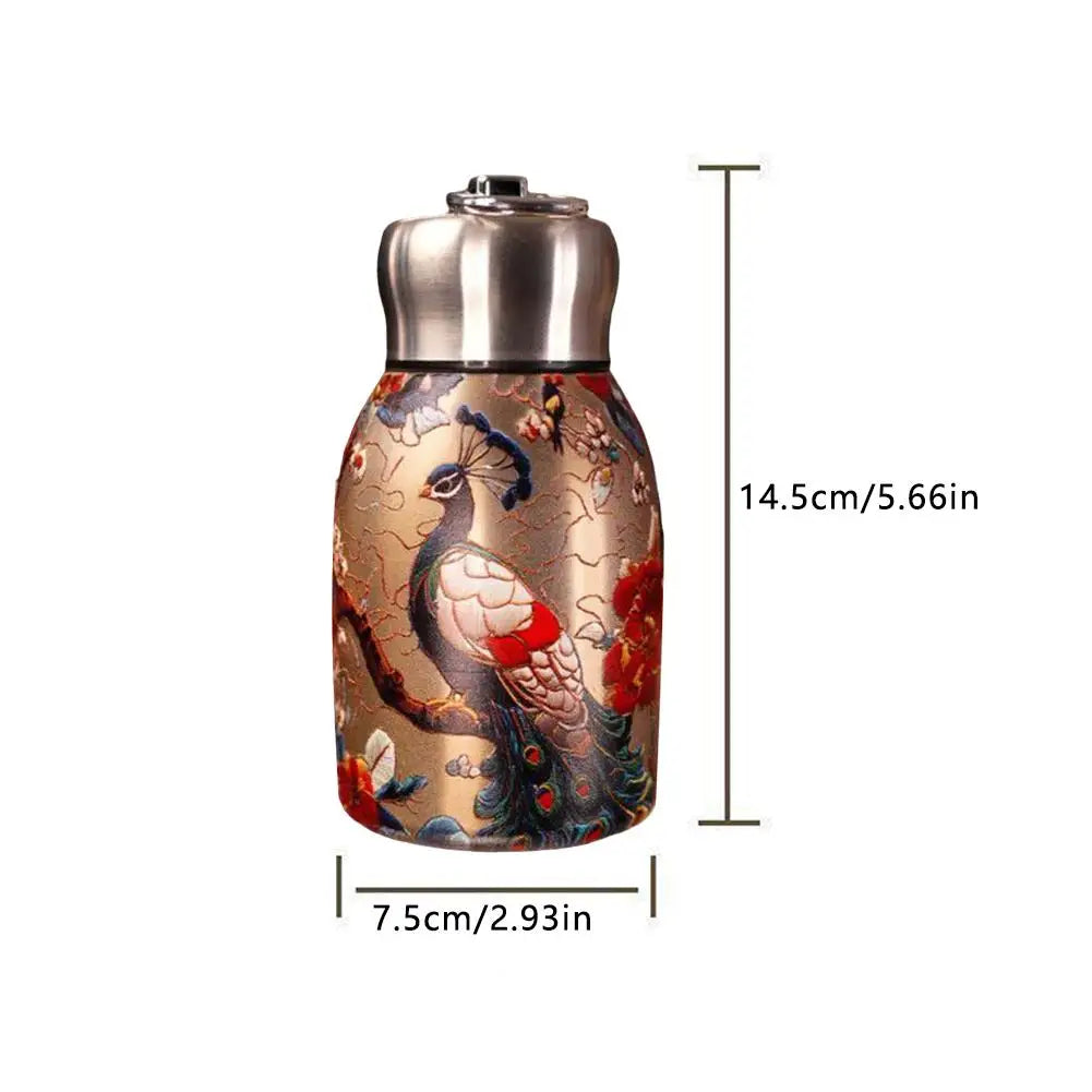 Creative Gift 316 Stainless Steel Insulated Cup 300ml Leak Proof Coffee Mug Durable Portable Water Bottle Outdoor Hiking