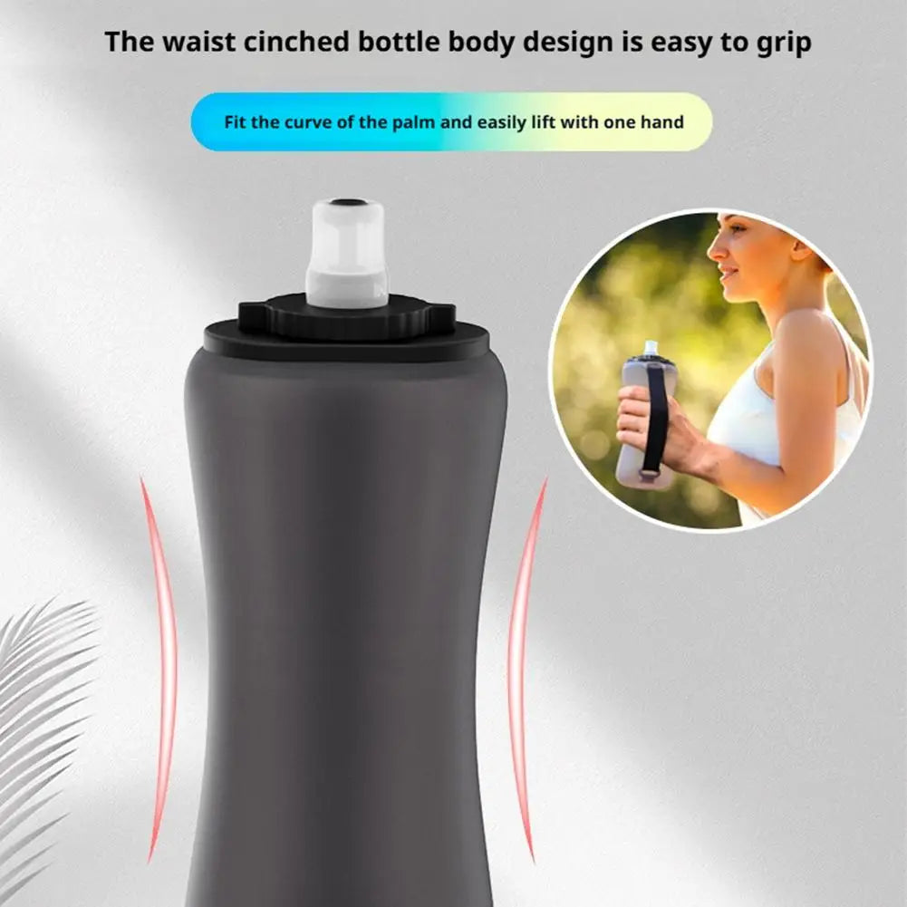 Foldable Outdoor Sports Water Bottle Outdoor Cycling Sport Food Grade Water Bottle Silicone Mountaineering Portable Water Bottle