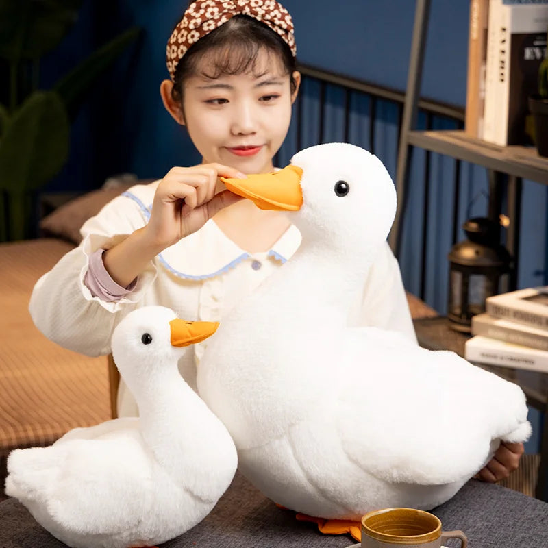 Hot Sale Simulation Stuffed 25/42cm Cole Duck Super Soft Throw Pillow Home Decor Dolls  Funny Girls Boys Toys Birthday Gifts