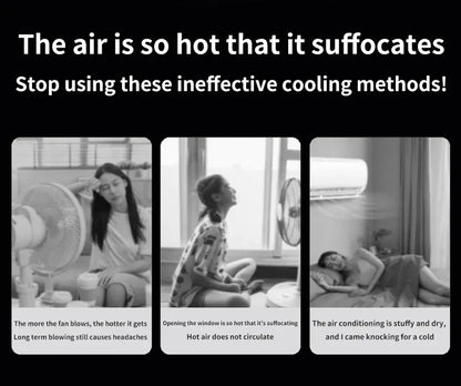 TINSOL New Compact Mini Electric Fan with Single-Hole Mist Air Conditioner Ice-Cool Humidifying Circulating Fan 360° Adjustable