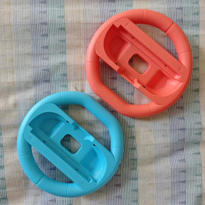 2 Pcs/Set Racing Steering Wheels for Switch 2 JoyCon Controller Attachment Accessories for Nintendo Switch 2 Mario Kart Games