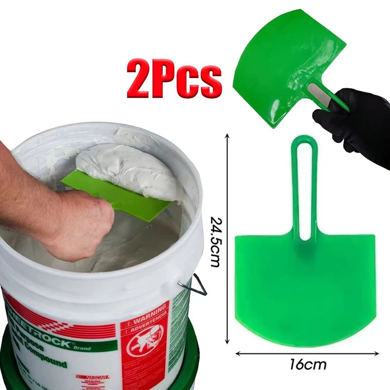 Curved Bucket Scoop Putty Knife Scraper Spackle Paint for Drywall Finishing Plaster Scraping Decals Patch Construction Tools New