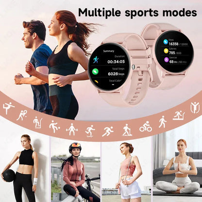 LIGE Smart Watch Women 1.39'' Full Touch Screen Custom Dials Wristwatch Bluetooth Call Blood Oxygen Monitor Sport Smartwatch Men