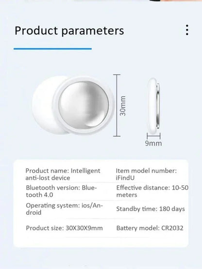Mini Gps Tracker System FindMy App Air Tag Smart Bluetooth Locator Child Finder Bag Anti-Loss Pet Collar with Tracker NEW