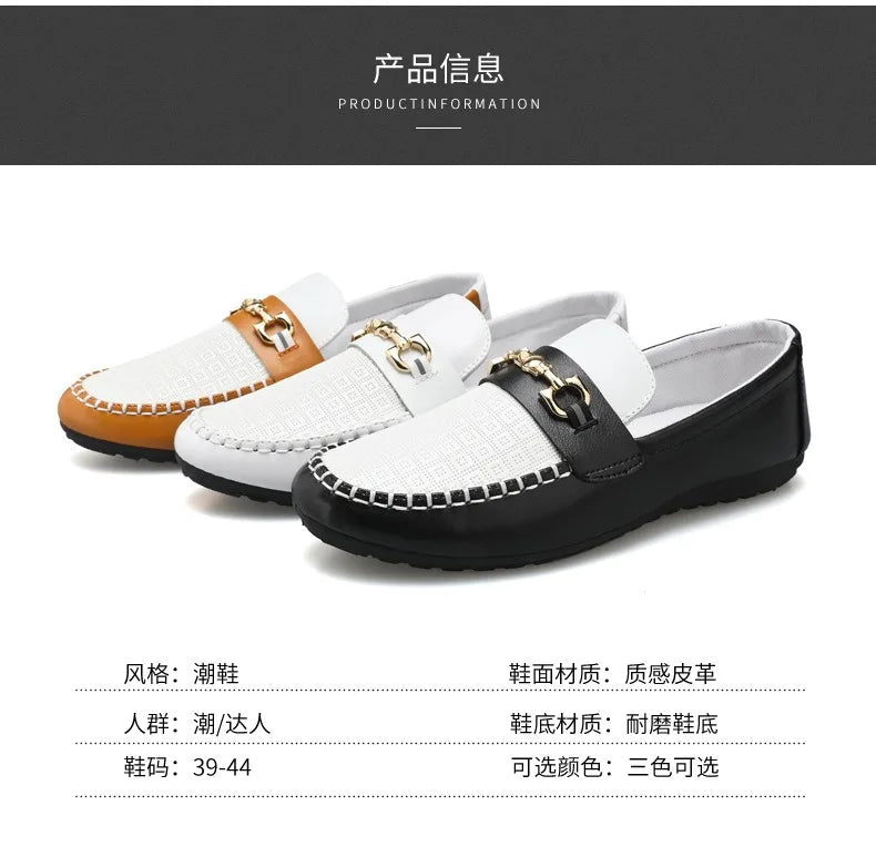 2026 Spring Autumn New Men's Sports Shoes Fashion anti-slip sneakers Casual PU Leather Business Shoes Versatile Work Shoes