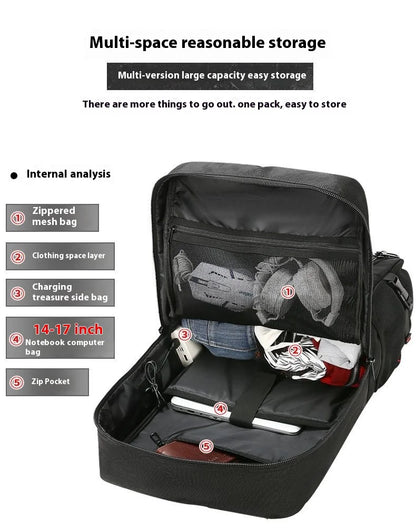 50L 70L Large Capacity Travel Backpack Luggage Sports Training Fitness Independent Shoes Storage Bag Laptop Bags