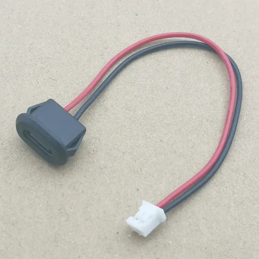 2Pin 4Pin USB Type C Connector Jack Female With card buckle 3A High Current Charging Jack Port USB-C Charger Plug Socket 2P 4P