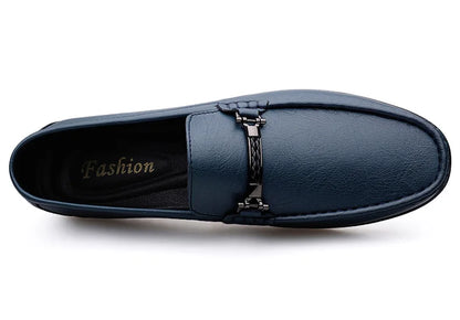 Men Loafers Slip on White Leather Shoes Casual Fashion Luxury Shoes Designer Italian Brand Loafer Moccasins Four Seasons