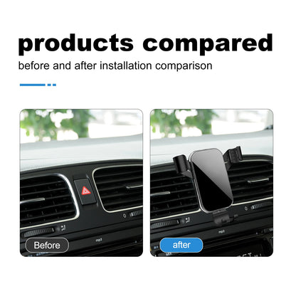Gravity Car Phone Holder For Volkswagen VW Golf 6 MK6 2009 2010 2011 2012 2013Car Phone Holder Special Fixed Bracket Accessories