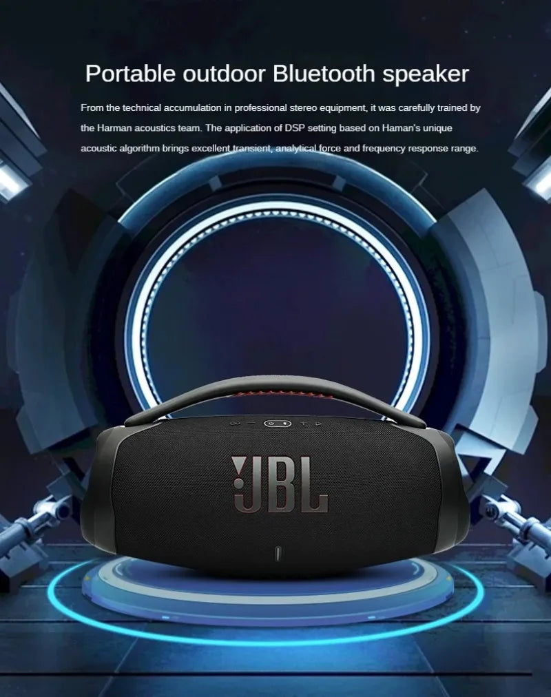 JBL Boombox3 Portable Bluetooth Speaker Subwoofer Outdoor Speaker IP67 Dust Waterproof Hifi Sound High Quality Desktop Audio