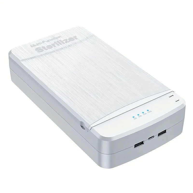 Portable USB Nail Tool Sterilizer with Blue Light – Ideal for Manicure, Tweezers, Scissors, Jewelry, Phones, Watches & Keys