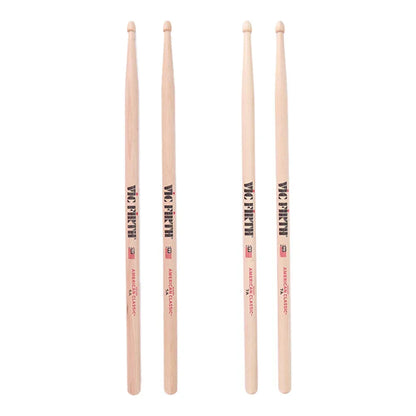 2-10PCS Drumsticks 5A/7A Drum Sticks Consistent Weight and Pitch Mallets American Hickory Drumstick for Acoustic/Electronic Drum
