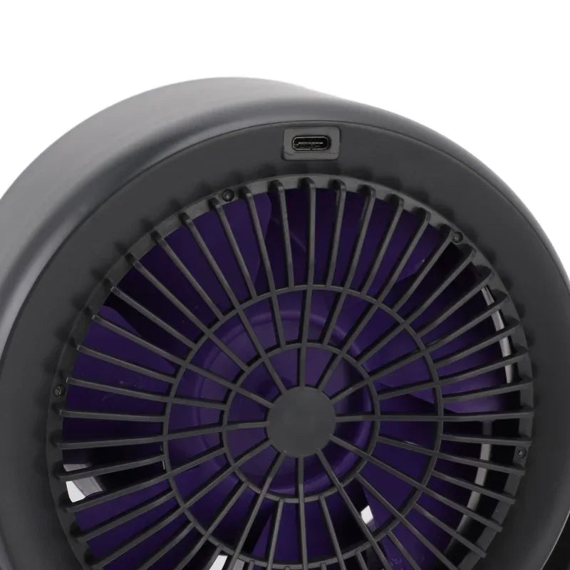 Desk Fan Battery Operated USB Rechargeable Personal Fan Quiet Small Portable Fan 100 Speed Adjustable Digital Display For Office