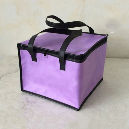 High-capacity Non-Woven Thermal Lunch Bag Insulation Food Package Portable Camping Picnic Pack Bags Cooler Drink Carrier