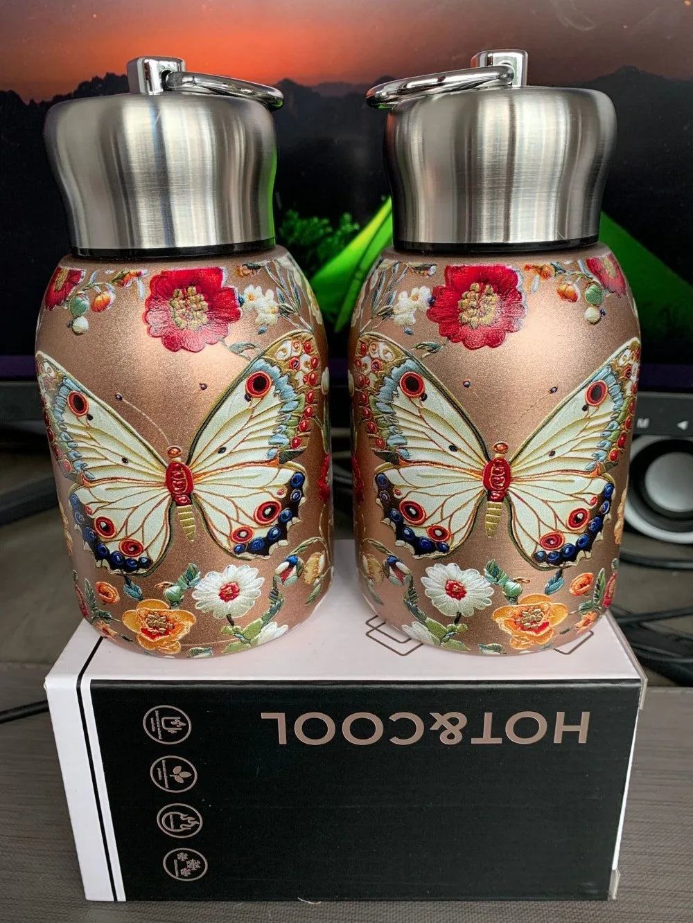 Creative Gift 316 Stainless Steel Insulated Cup 300ml Leak Proof Coffee Mug Durable Portable Water Bottle Outdoor Hiking