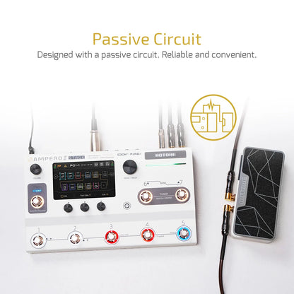 Pedalboard 2 in 1 Passive Expression Footswitch Hotone Ampero II Press EXP PedalIncluded 1 PCS Additional 15 CM TS Cable