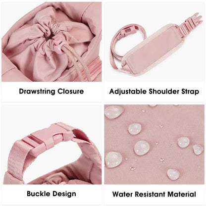 New Portable Water Bottle Carrier Bag Adjustable Outdoor Shoulder Bag Bottle Accessories with Straps Water Bottle Sleeve