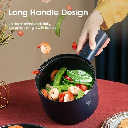 1.8L Mini Household Electric Rice Cooker Multifunction Hot Pot Non-stick Pan Single Double Layer for Students Dormitory