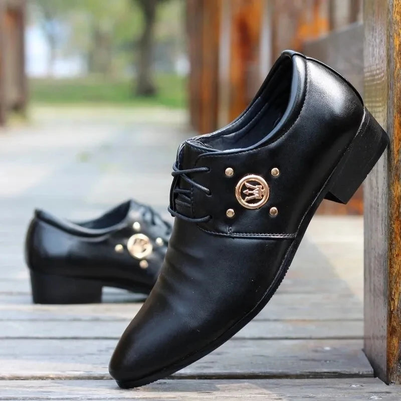 Summer Men Dress Shoes Male Leather Men Fashion Italian Business Colorful Party Wedding Shoe for Man Chaussures Homme De Luxe