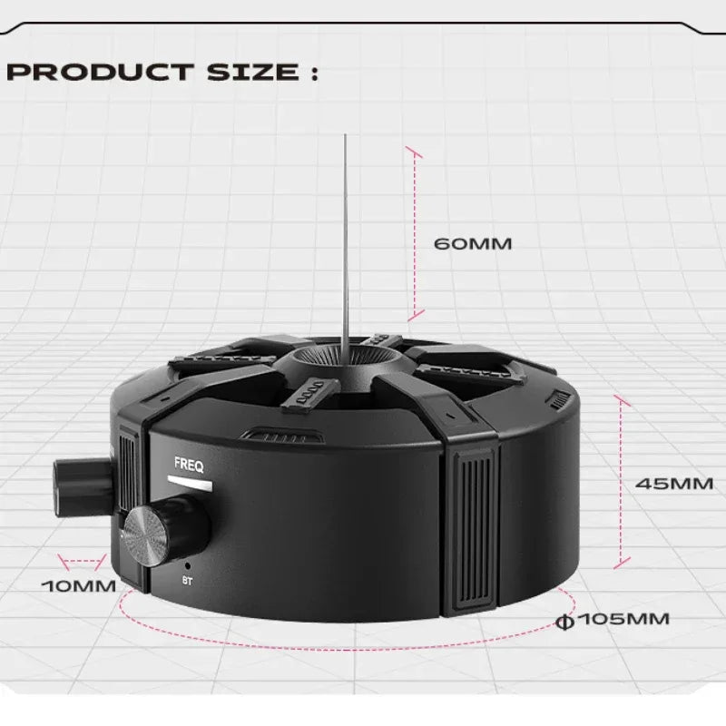 Tesla Coil Arc Music Box - Wide Voltage 110-240V, Bluetooth 5.3 Wireless+SD Card Lightning Purple Visual Arrangement.