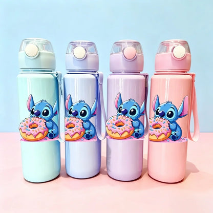 3D Printed Cartoon Pattern Water Bottle, Durable Reusable, Adorable & Fun,Portable Water Bottle for Outdoor Activities Perfect