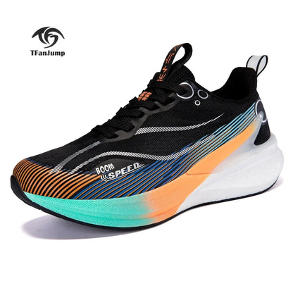 2025 Men's And Women's Professional Carbon Board Marathon Running Shoes Shock Absorption Ultra-light Stable Support Sports Shoes