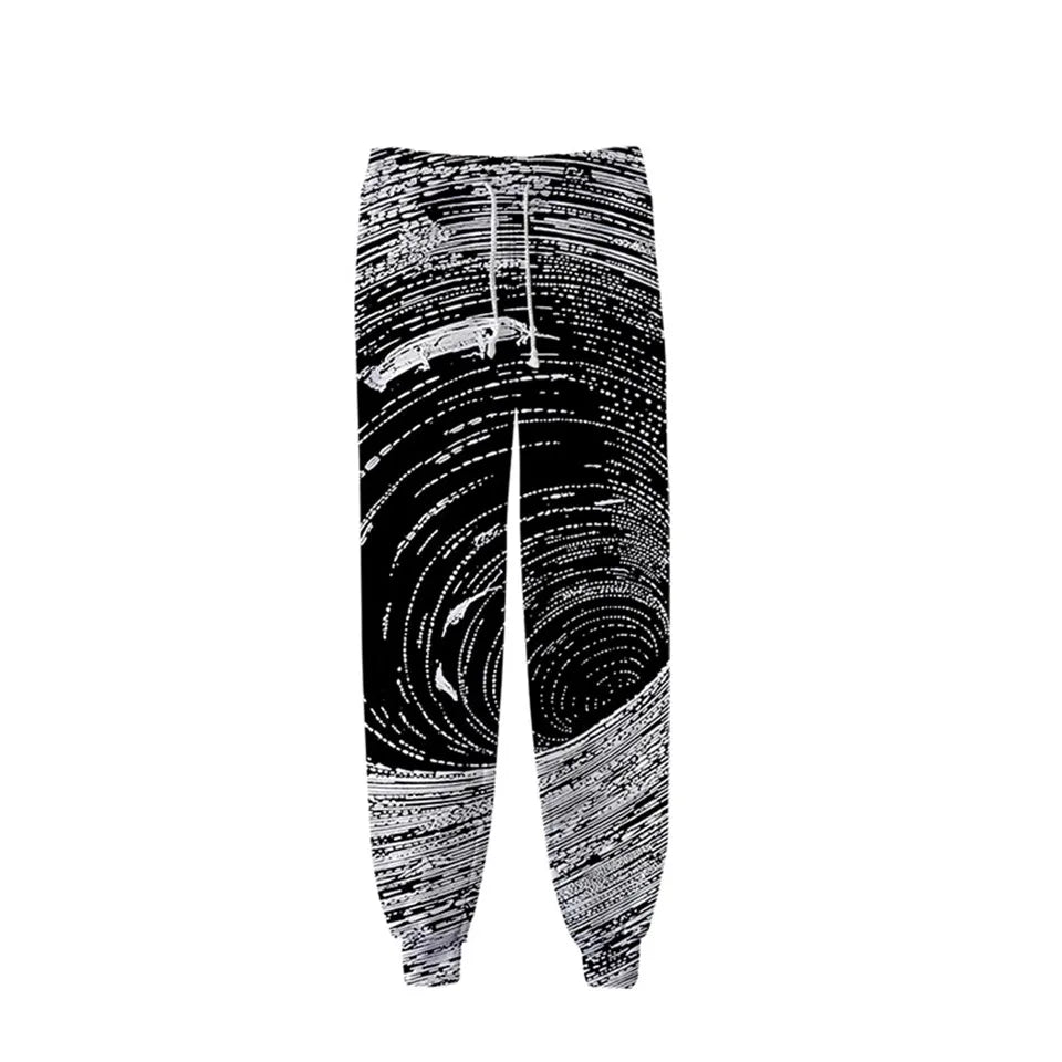 New Hot Sale 3D Print Tie Dye Pink and Green Pants Colorful Psychedelic Trousers Streetwear Men/Women Sweatpants