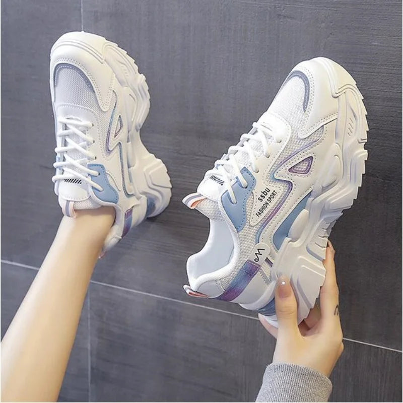 Spring/Autumn Women Running Shoes Breathable Casual Shoes Outdoor Light Weight Sports Shoes Casual Walking Sneakers