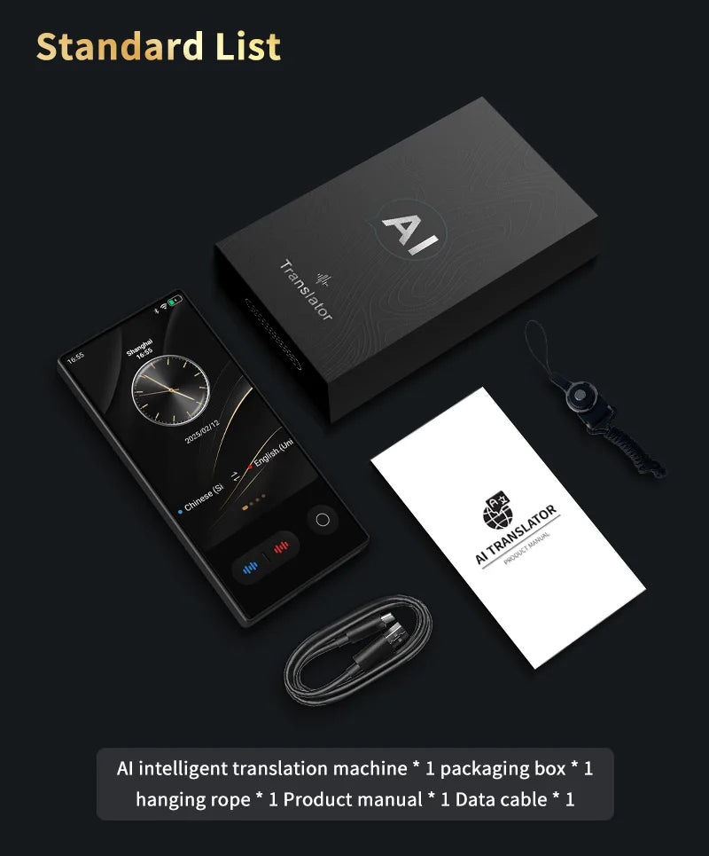 Language Translator Device 148 In Real-time Online Languages Translation Device Portable AI ChatGPT Photo Intelligent Translate