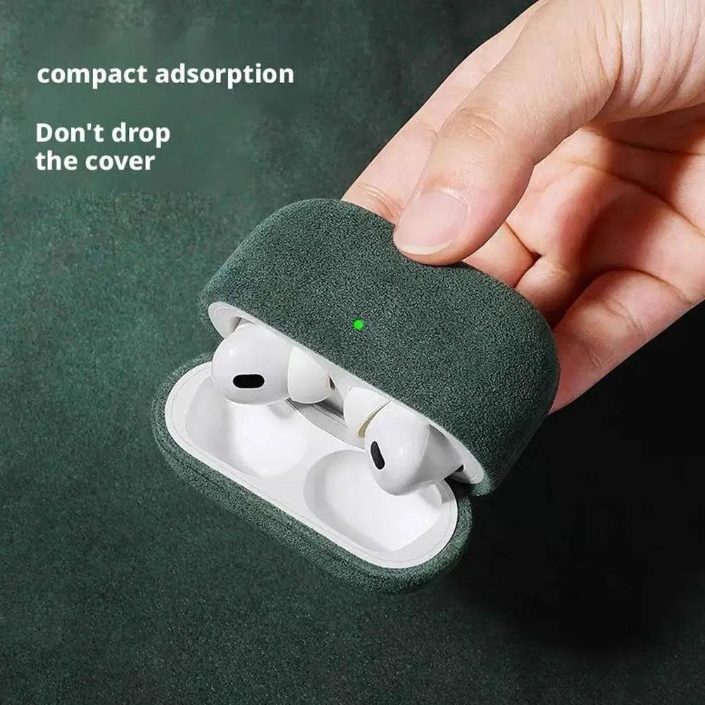 Suede Case For AirPods Pro 3 Luxury Protective Case Full Cover Anti-drop Scratchproof Bluetooth Earphone Accessories