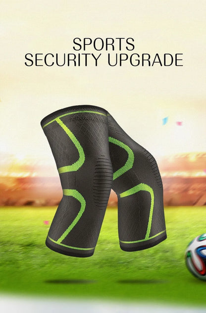 WOSWEIR-1 PC Elastic Knee Pads Nylon Sports Fitness Kneepad Fitness Gear Patella Brace Running Basketball Volleyball Support