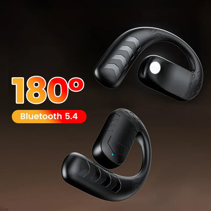 180° Rotate Bluetooth-compatible Wireless Headphone Ear Mounted TWS Earbuds Handsfree Headset Business Calls Noise Reduction