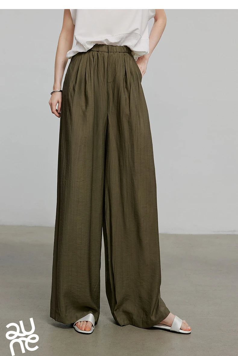 TOYOUTH Women Casual Pants 2025 Summer New Long Pants 8527002