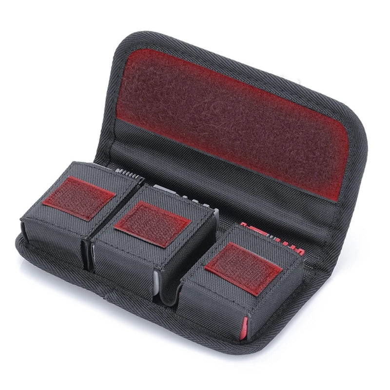 Camera Battery for Case with Card Holder for lp-e6/ en-el15/ np-fw50/ np-f550/ AA Battery and Memory Card
