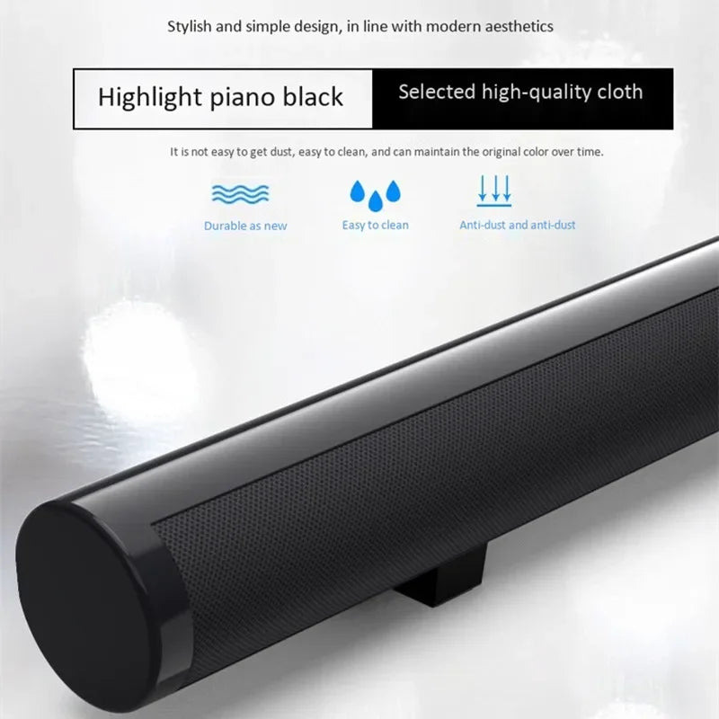 TV Echo Wall Bluetooth Speaker Separate Integrated 6 Horn Desktop Subwoofer 3.5 MM Audio Interface Stereo Sound Home Speakers