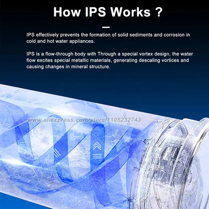 LPS10 Salt Free Water Descaler Whole House, Scale Water Softener System,, Prevent Scale Built Up On Water Heaters