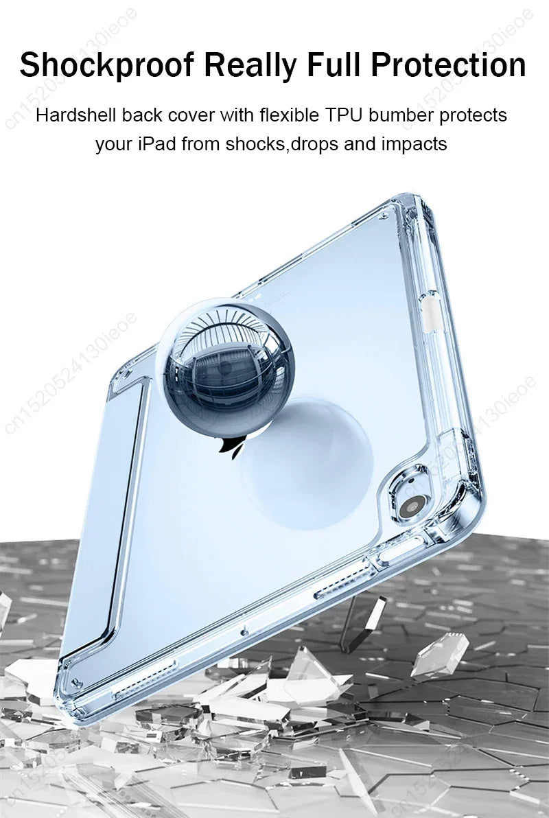 For iPad Air 6 7 11 inch Case 2025 2024 iPad Pro 11" 13" Funda iPad A16 11th 10th 10.2 9th Generation Pro 12.9 6th 5th 4th Cover