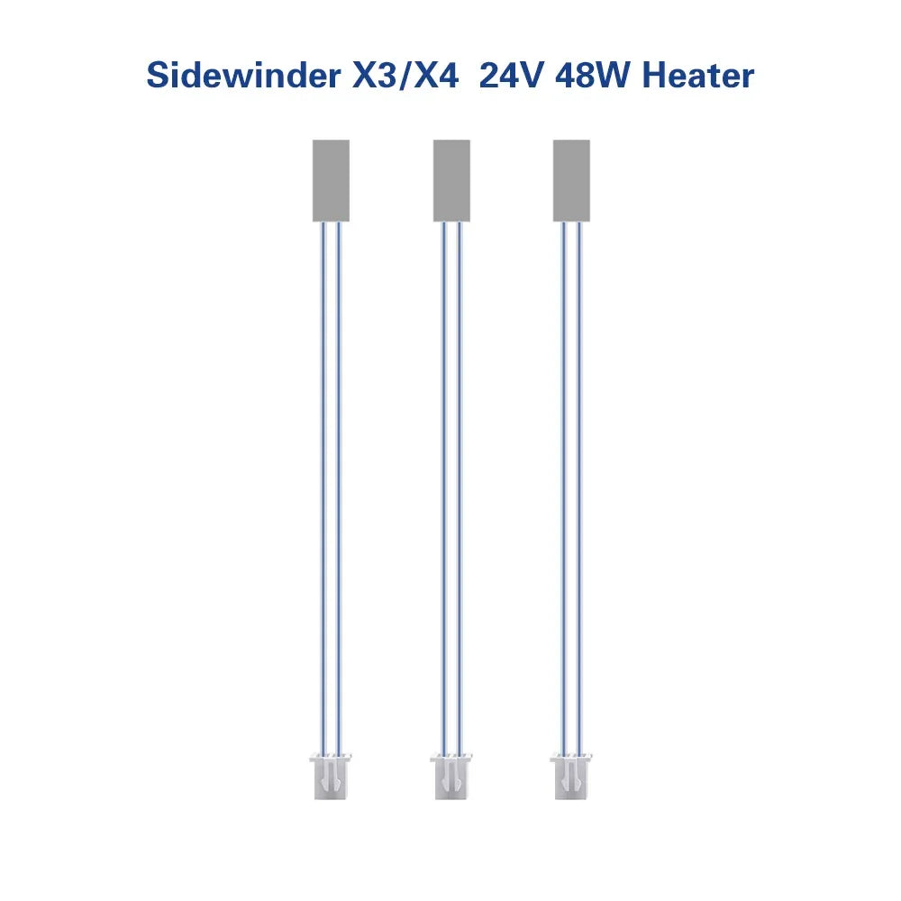 For Artillery SW-X3 X4 3D 24V 48W Ceramic Cartridge Heater Heating Rod 100K NTC Thermistor For Sidewinder X3 X4 3d printer