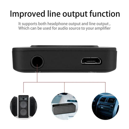 MP3 Player Outdoor Sports Fitness Mini Mp4/mp3 Support Bluetooth Lossless Hifi Music Player FM Radio Recorder Sport 128GB
