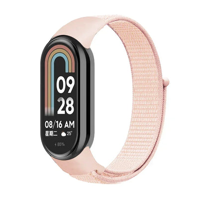 Nylon loop watchband For Xiaomi mi Band 8 Sport miband8 NFC Correa Breathable Replacement Bracelet smart band 8 Strap smartwatch